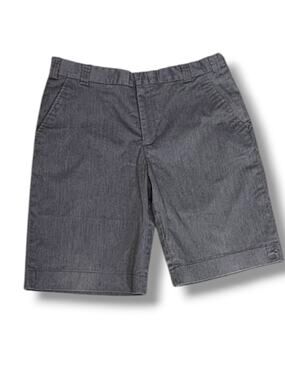 Penny Stock Gray Chino Shorts Flat Front Casual Coastal Classic Vacation Preppy